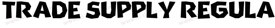 Trade Supply Regular字体转换